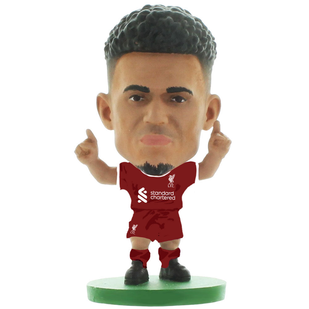 Collectible Luis Diaz SoccerStarz Figurine of Liverpool FC for the 2023 - 2024 Season