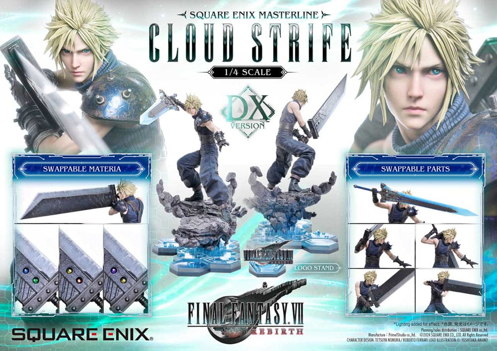 Final Fantasy VII Rebirth Square Enix Masterline Cloud Strife 1/4 Scale Deluxe Statue