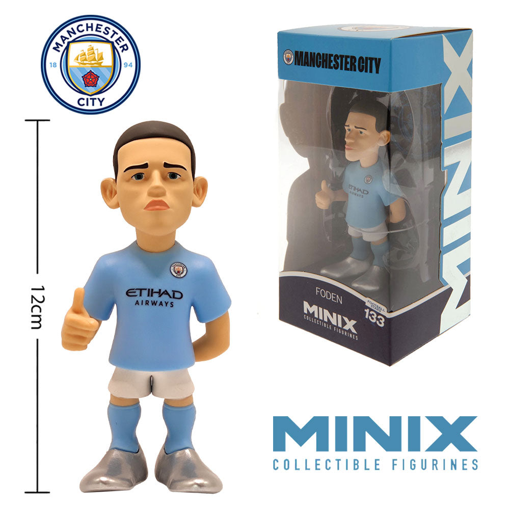 Collectible Manchester City FC MINIX Figure of Phil Foden