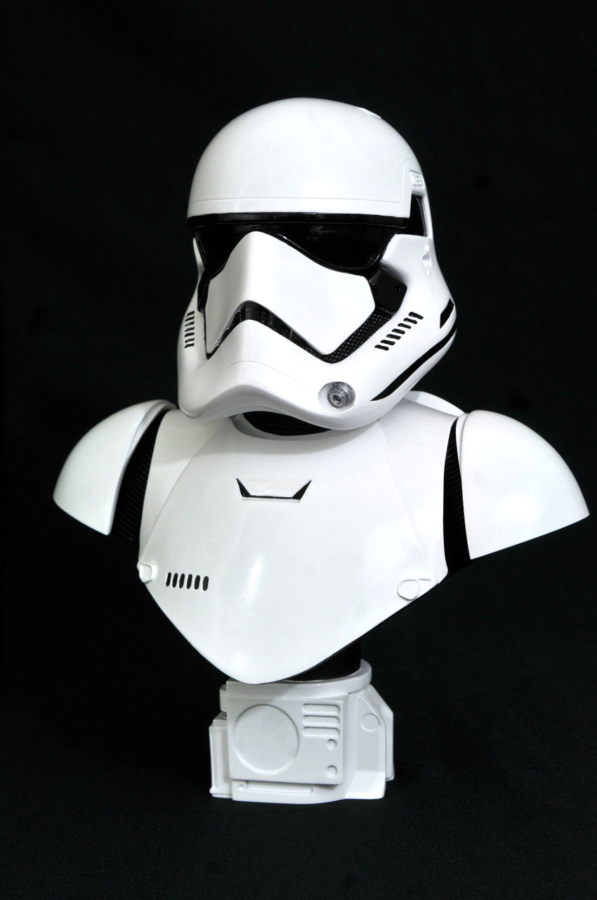 Limited Edition 3D Collectible Bust of First Order Stormtrooper from Gentle Giant in 1/2 Scale for Star Wars Fans