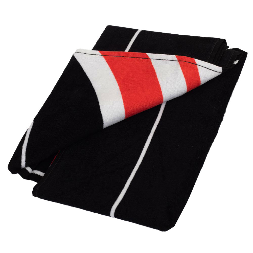 Fulham Football Club Pulse Design Velour Cotton Beach Towel