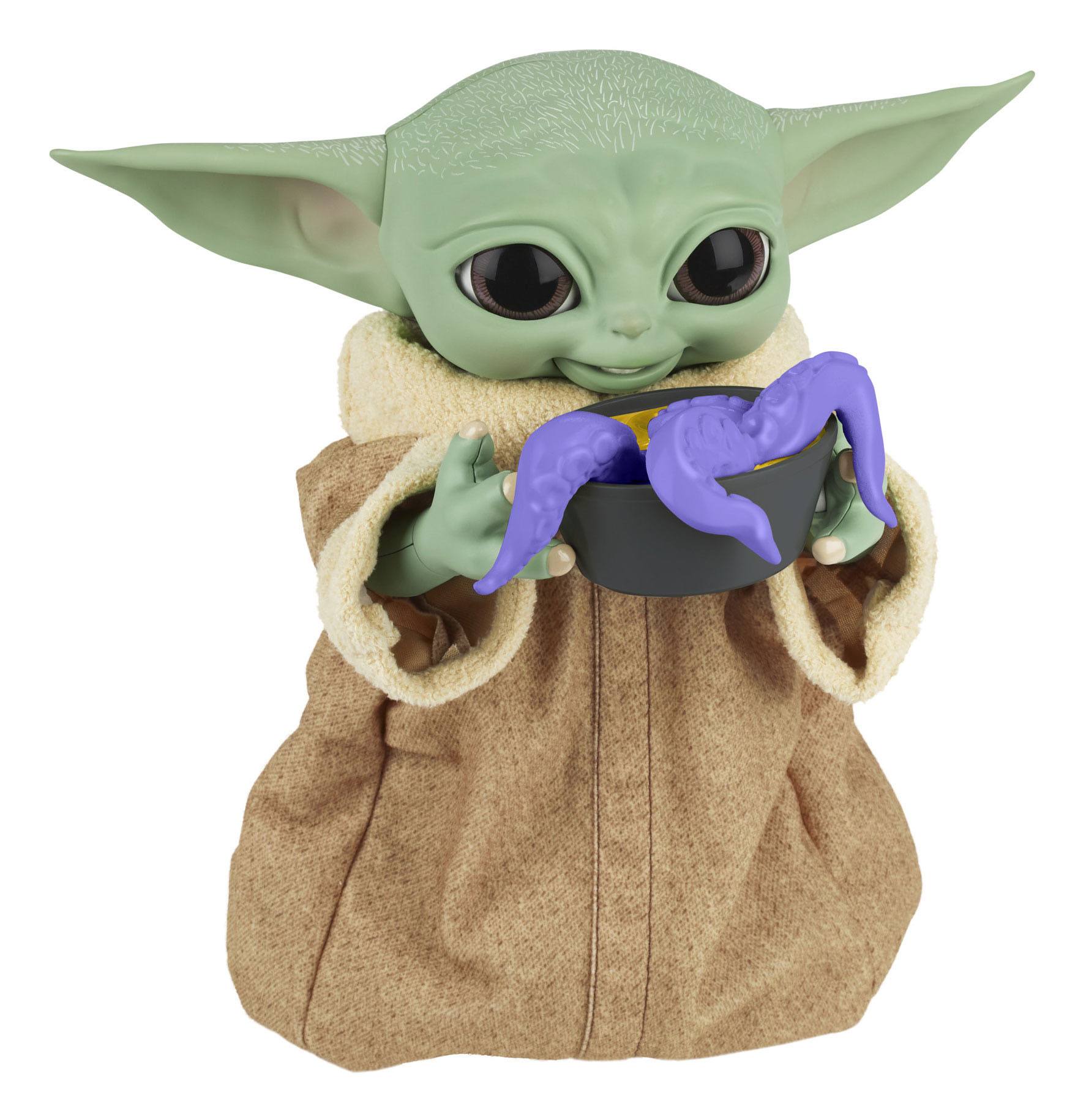 Hasbro's Interactive Star Wars Galactic Snackin' Grogu Animatronic Toy