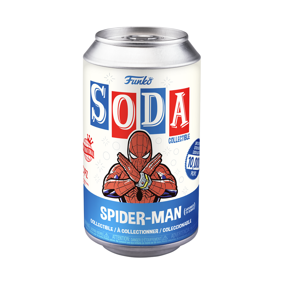 Exclusive Limited Edition Marvel Japanese Spider - Man Vinyl Funko Soda Collectible Figure