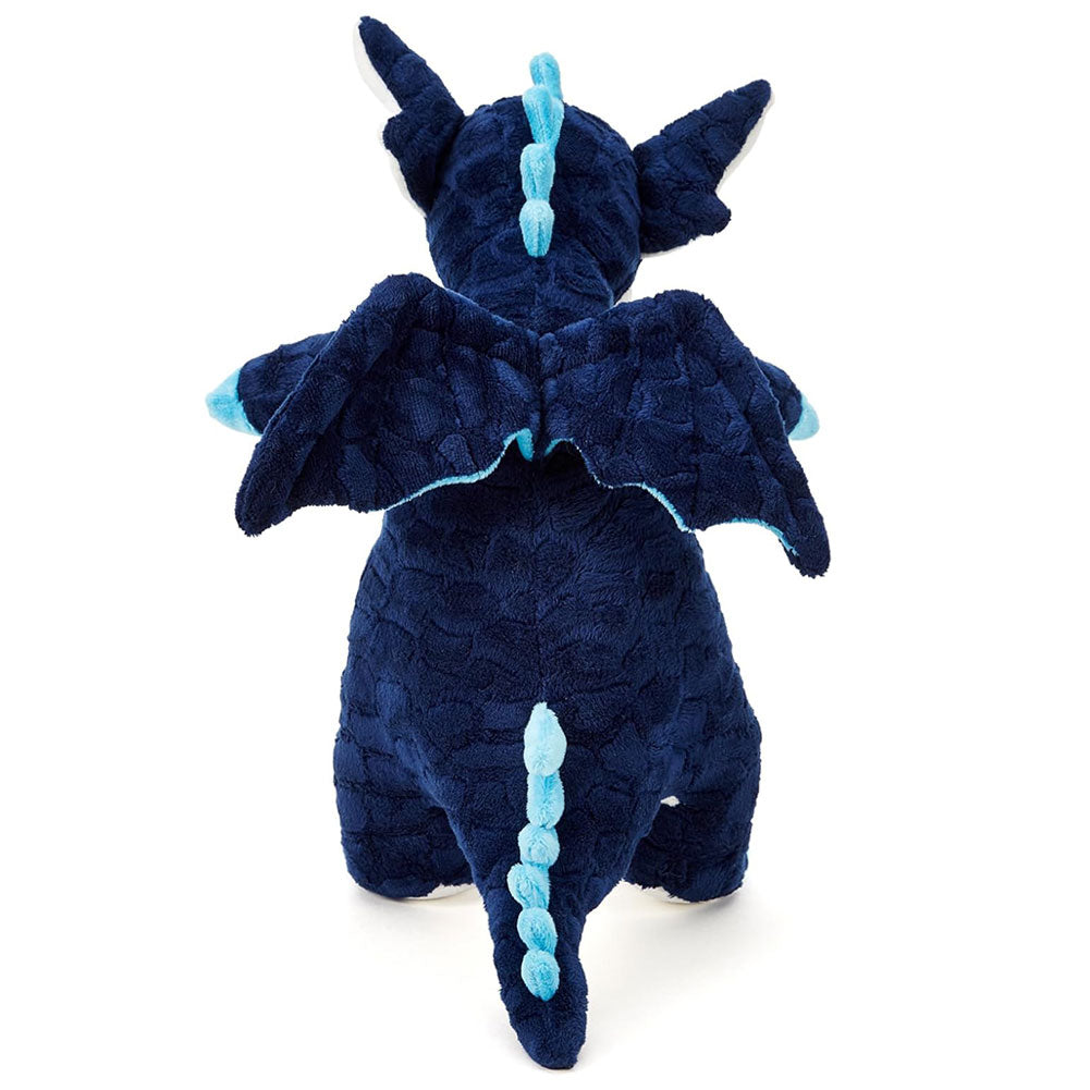 Navy and White Standing Manchester City FC Plush Dragon Toy