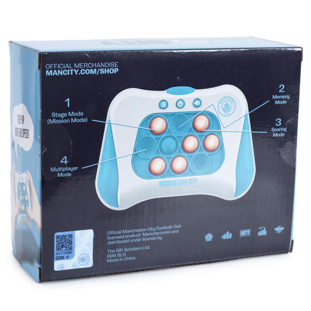 Manchester City Football Club Pop - Style Puzzle Handheld Game for Children