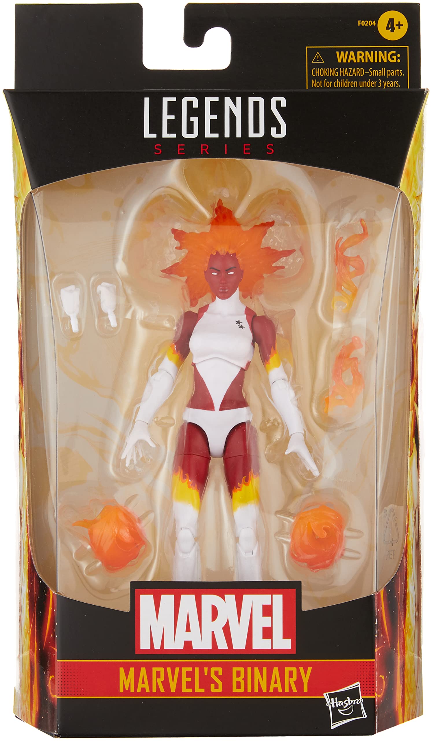Marvel Legends 6-Inch Binary Action Figure with High - end Design and 6 Accessories
