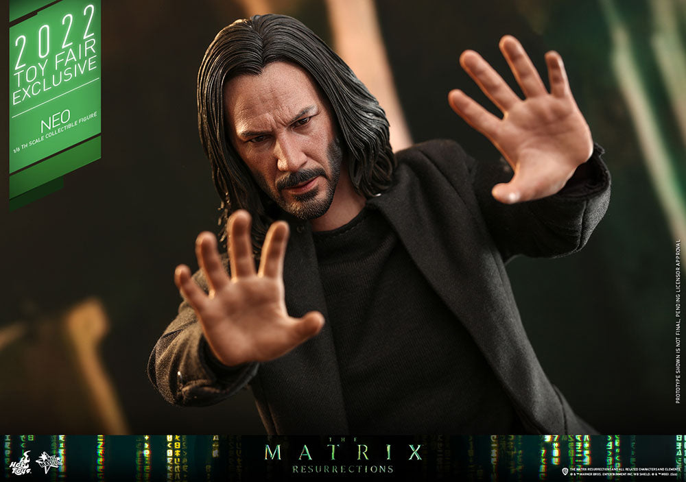 Hot Toys Exclusive 1:6 Scale Collectible Figure of Neo from The Matrix Revolutions
