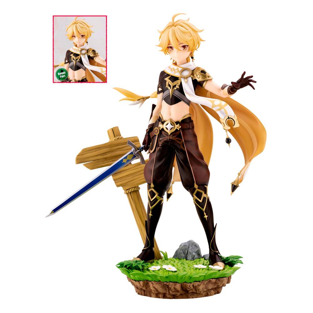 1/7 Scale Aether Figure from Genshin Impact - Bonus Edition with Two Heads