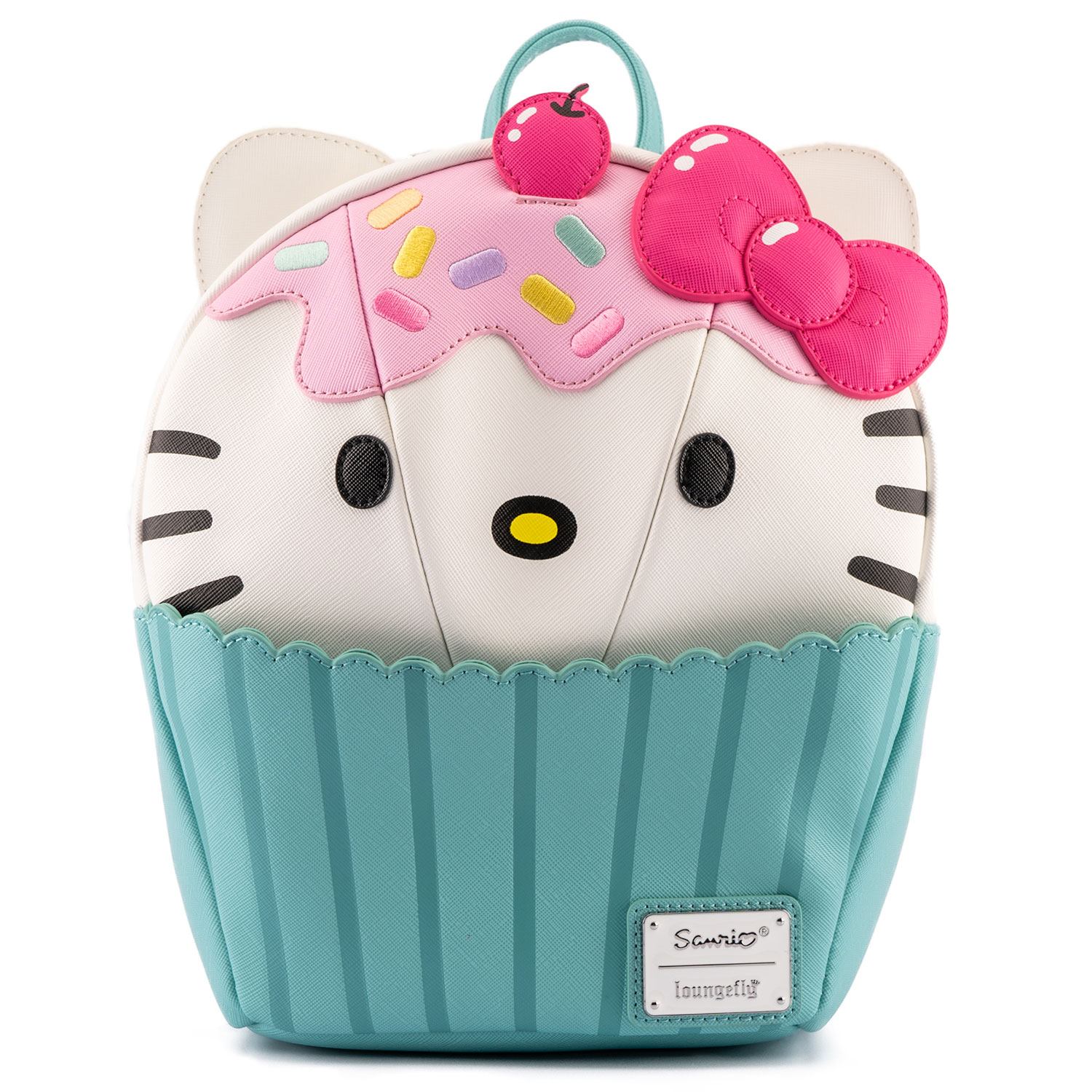 Loungefly Vegan Leather Sanrio Hello Kitty Cupcake Mini Backpack
