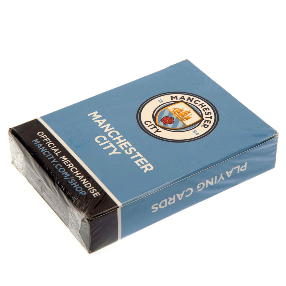 High - Quality Manchester City FC Linen Playing Cards