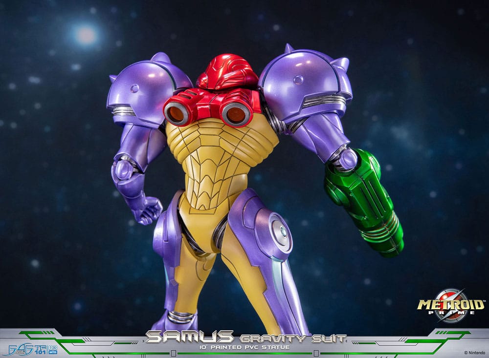 First4Figures Standard Edition PVC Statue of Samus in Metroid Prime Gravity Suit