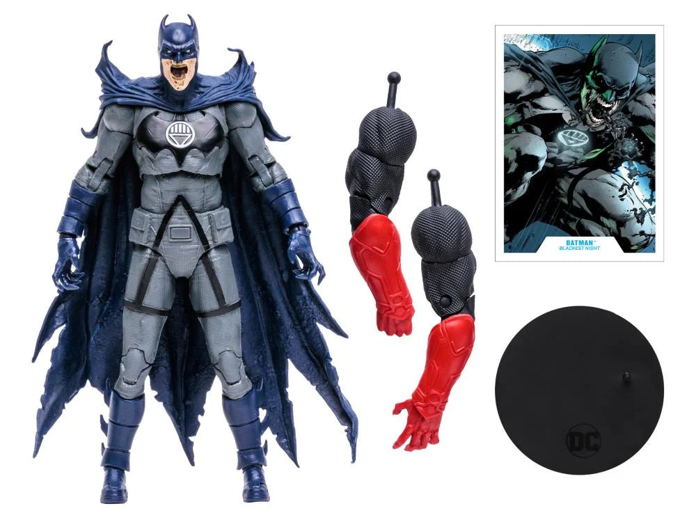 McFarlane 7-Inch Action Figure of DC Multiverse Batman from the Blackest Night Comic Series