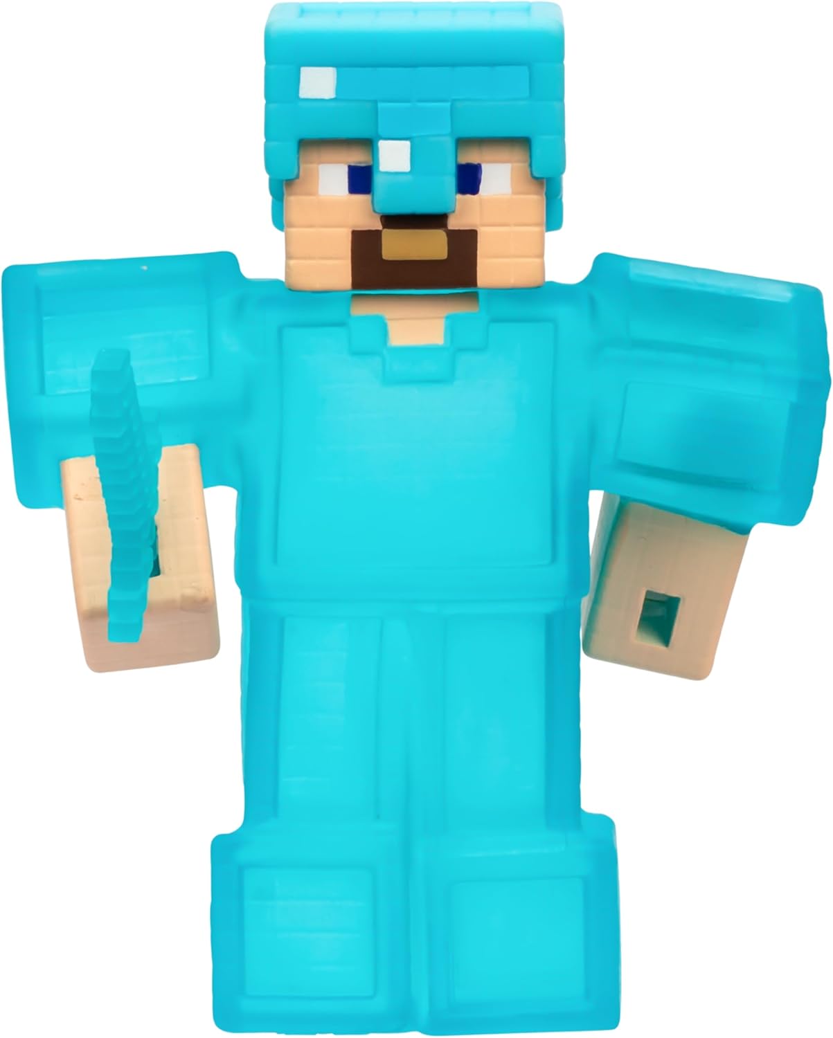 Stretchy Heroes of Goo Jit Zu: Minecraft Steve with Diamond Armor & Sword