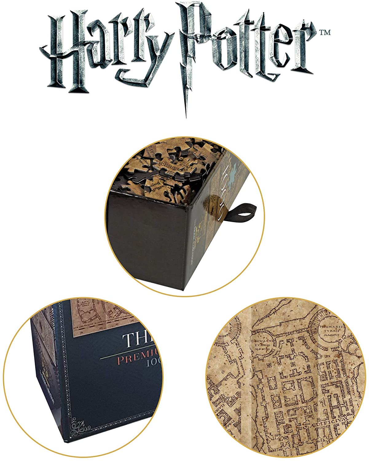 High - quality 1000 - piece Marauders Map Jigsaw Puzzle for Harry Potter Fans