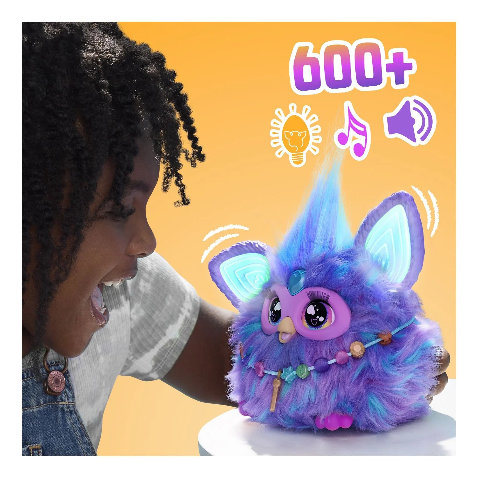 Purple Interactive Electronic Furby Pet Toy - A Fun and Engaging Companion for Kids