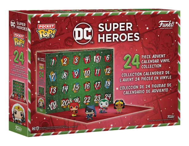 Funko DC Comics Themed 24 - Day Advent Calendar for Holiday Countdown