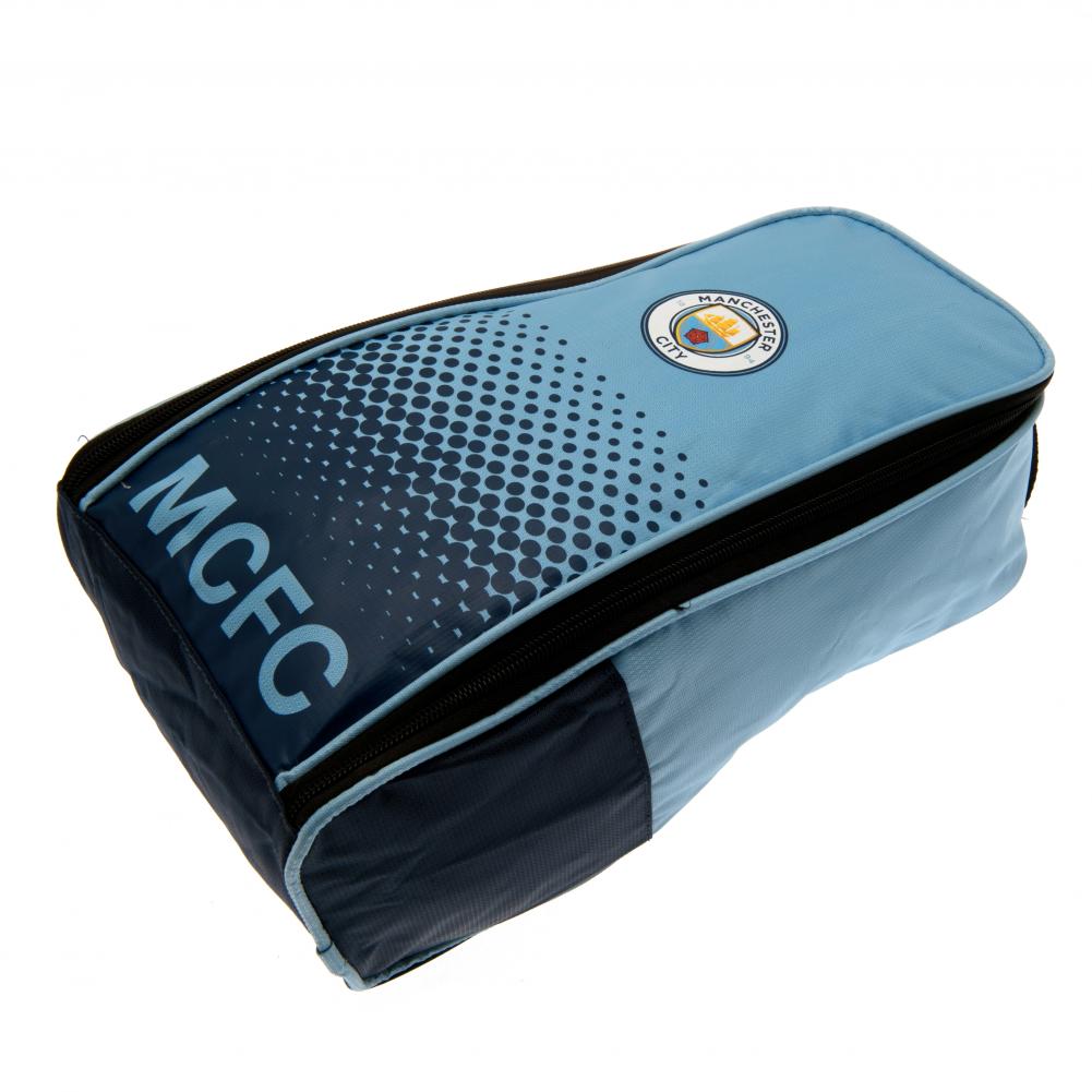 Manchester City FC Stylish Fade Design Boot Bag with Club Crest
