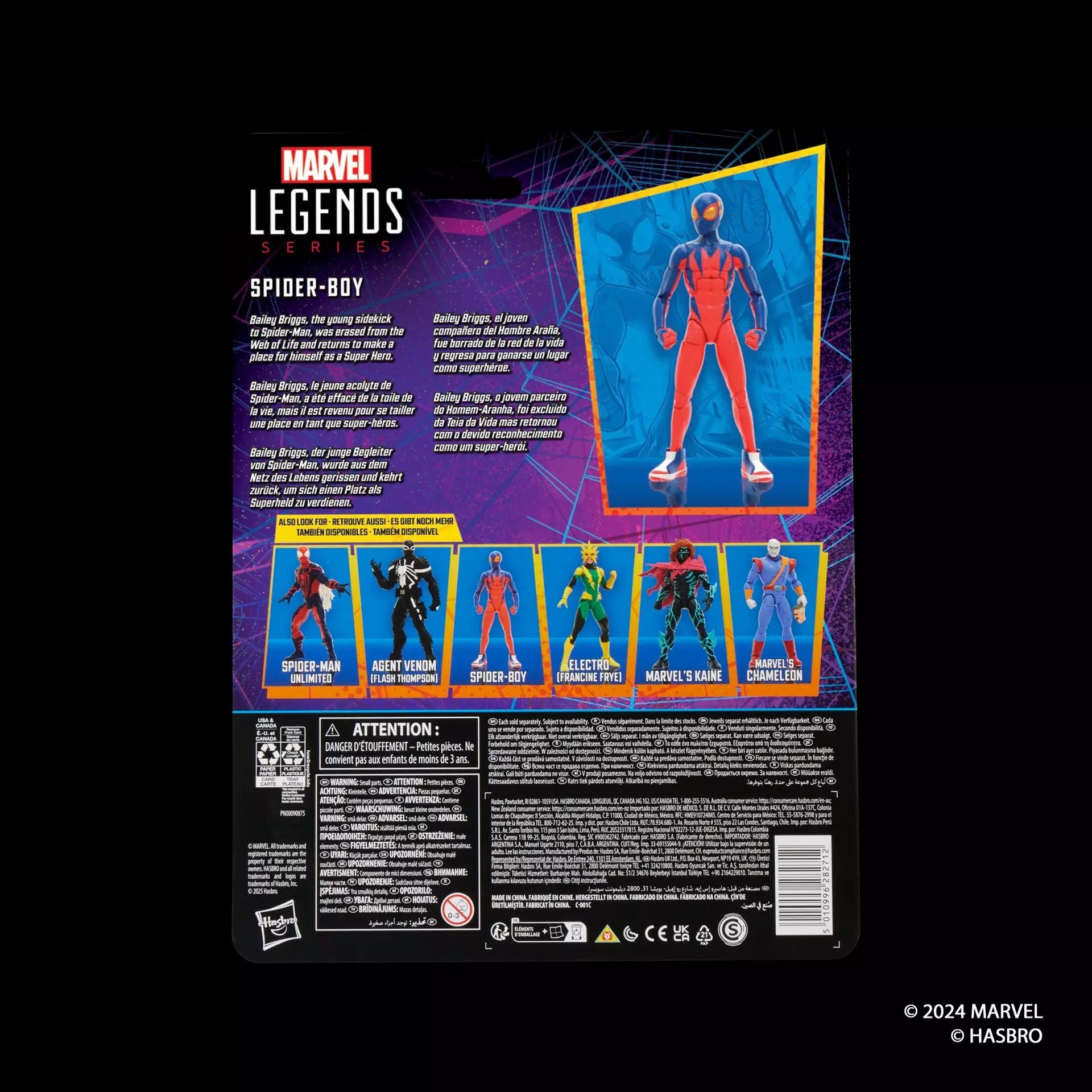 Hasbro Marvel Legends Series 6-Inch Detailed Spider-Boy Action Figure