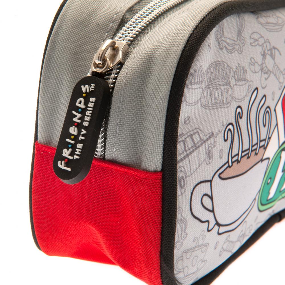 Friends-themed Rectangle Zipped Pencil Case with Central Perk Logo