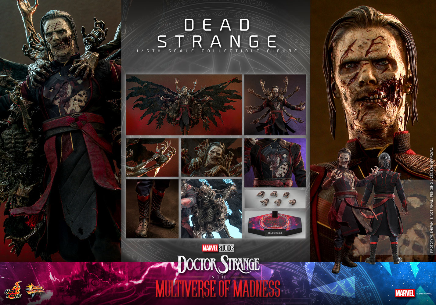 Hot Toys 1:6 Scale Benedict Cumberbatch as Dead Strange from Multiverse of Madness