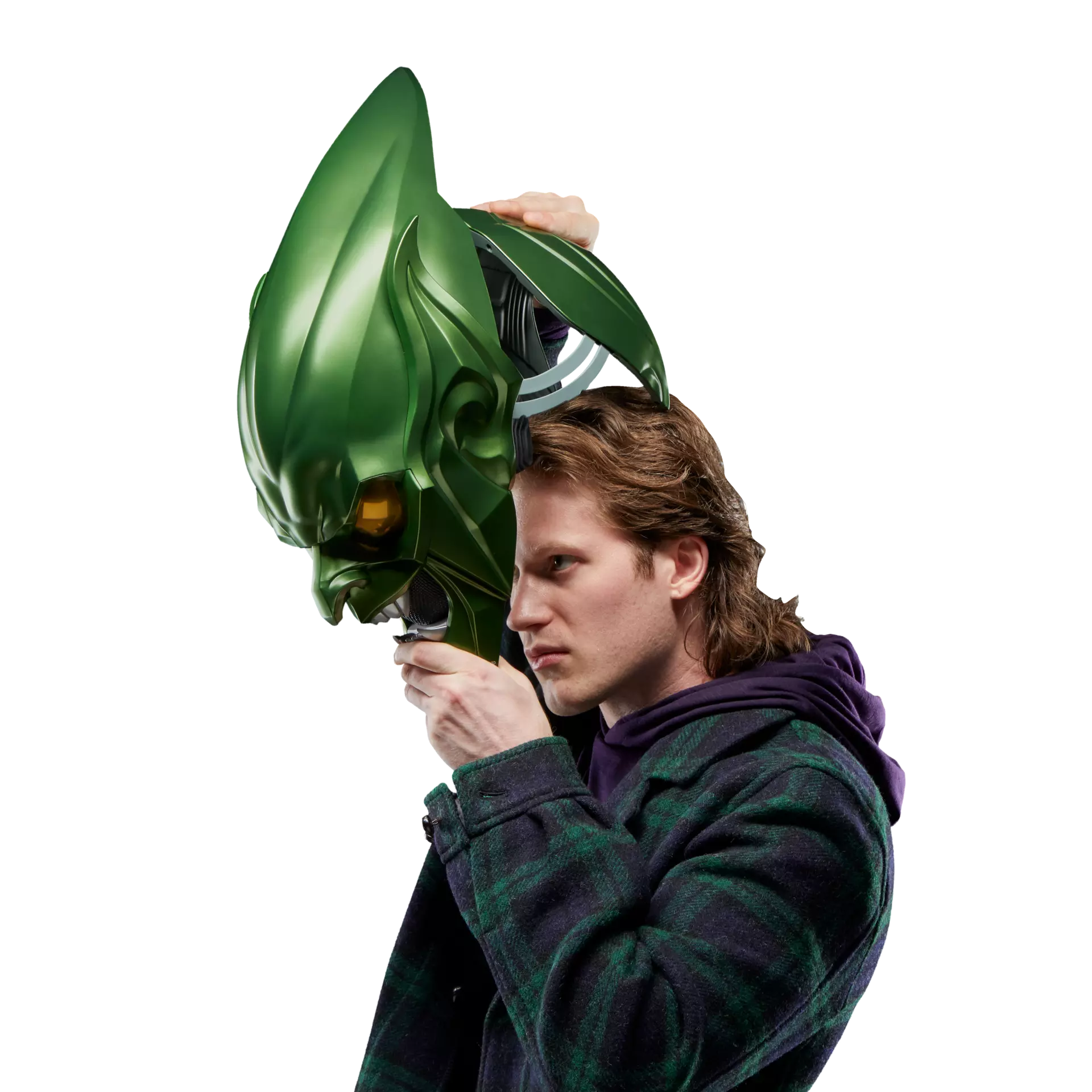 High - Quality Marvel Legends Series Roleplay Green Goblin Helmet