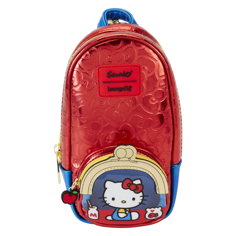 Loungefly Sanrio Hello Kitty 50th Anniversary Shiny Metallic Pencil Case