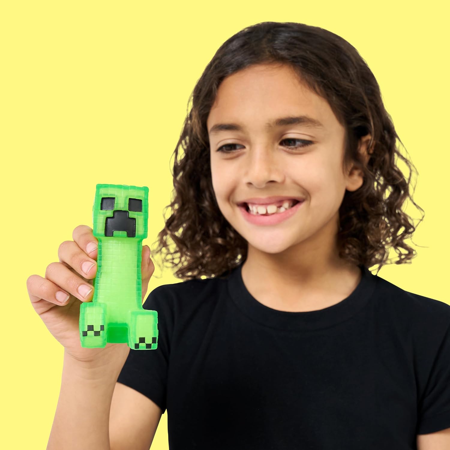 Heroes of Goo Jit Zu Squishy and Stretchy Minecraft Creeper Toy