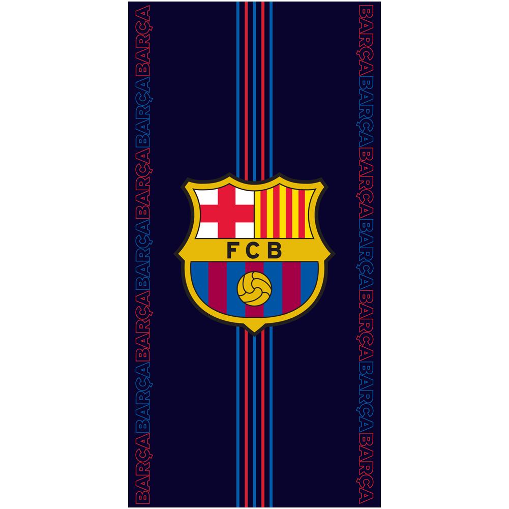 Large and Soft 100% Cotton Velour FC Barcelona Beach Towel