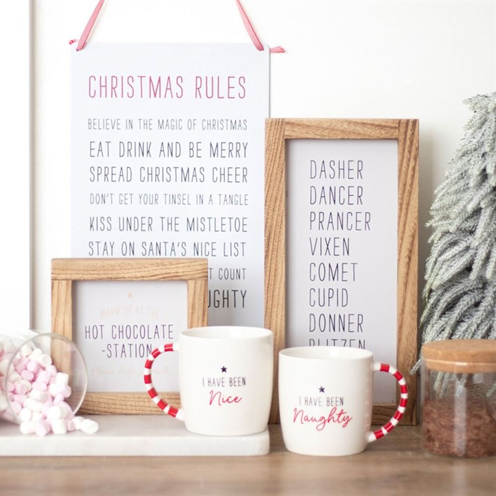Festive Wooden Sign for Your Hot Chocolate Station