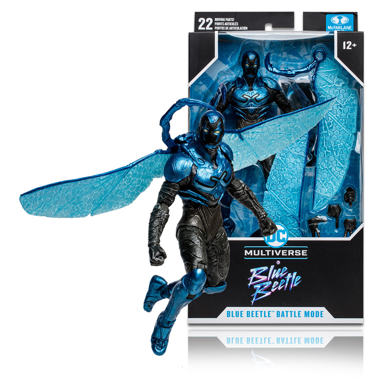 McFarlane Toys 7-Inch DC Multiverse Blue Beetle Movie Action Figure in Battle Mode