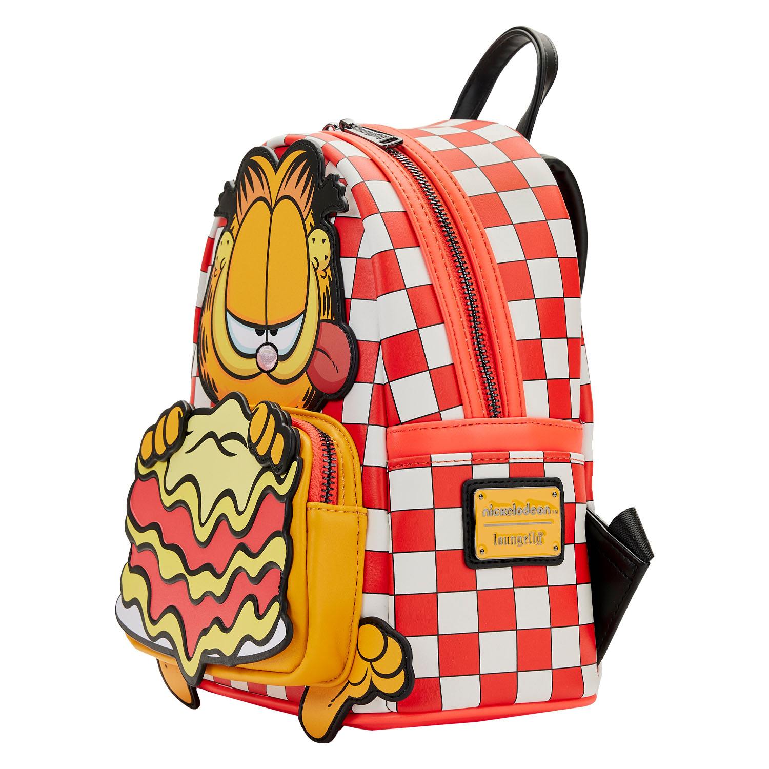 Loungefly Nickelodeon's Adorable Garfield Lasagna-themed Mini Backpack