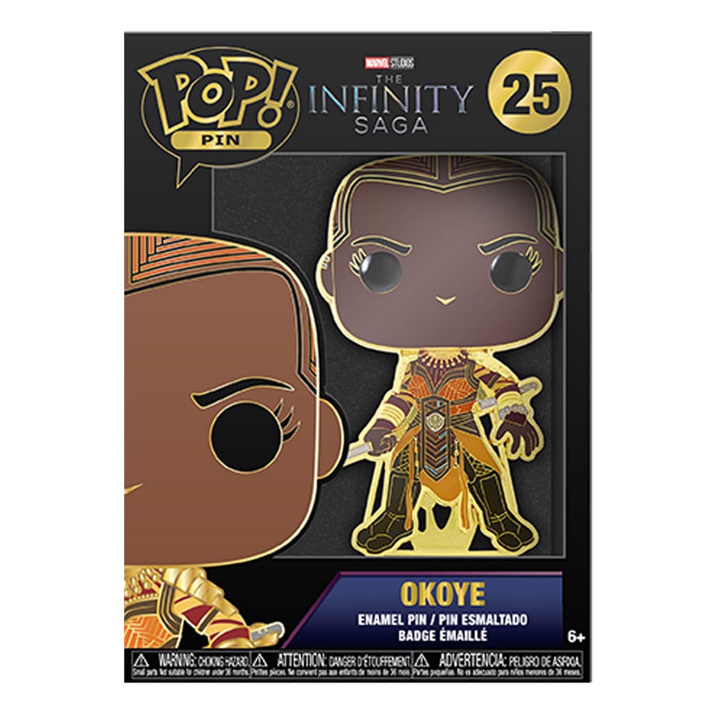Funko POP! Marvel Infinity Saga Enamel Pin Featuring Okoye