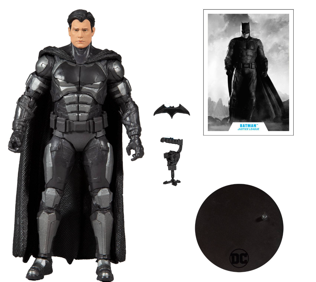 McFarlane 7 - Inch Action Figure of Unmasked Batman Bruce Wayne from DC Multiverse Justice League Movie
