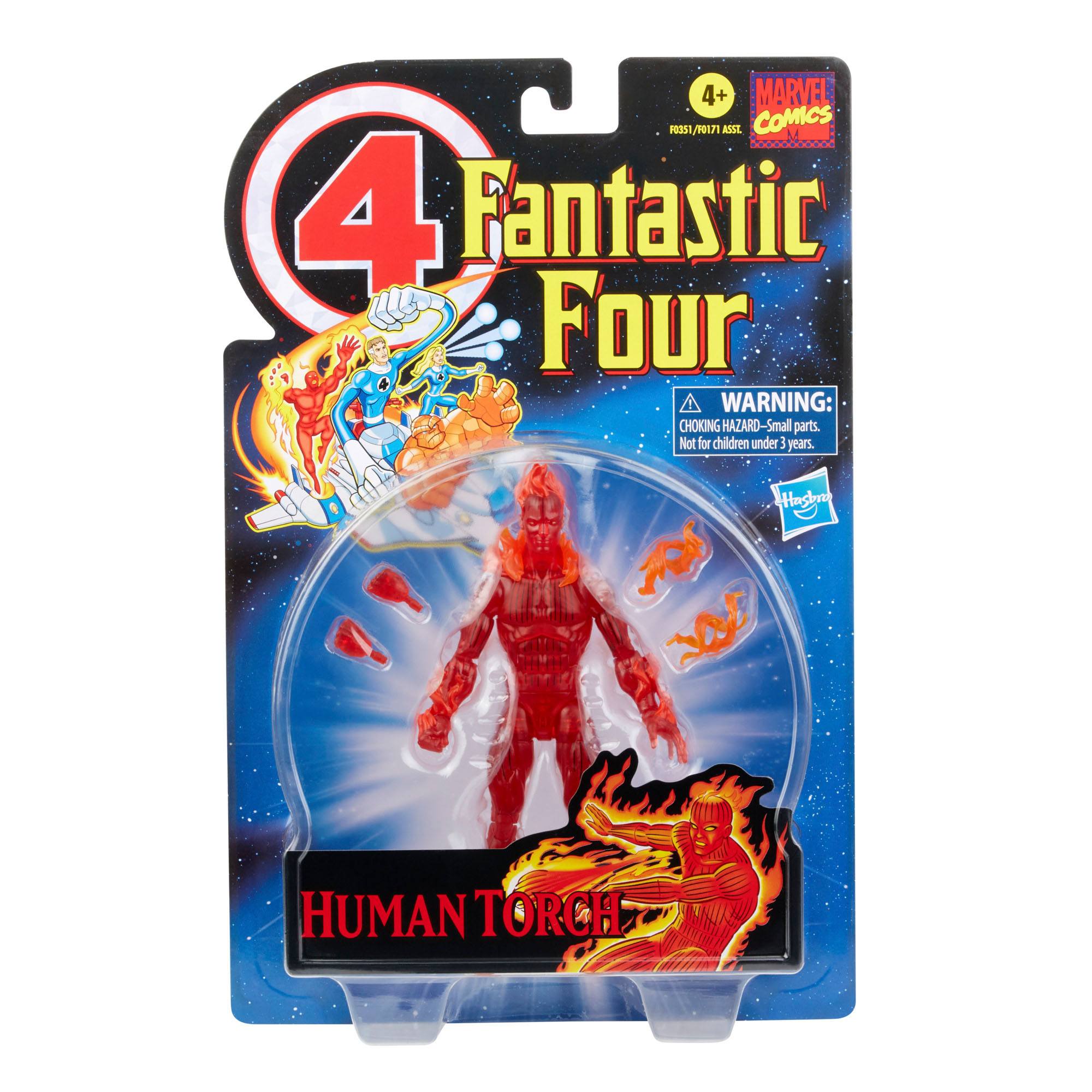 Marvel Legends Retro Style Action Figure Collection - Complete Fantastic Four Bundle with Six Figures