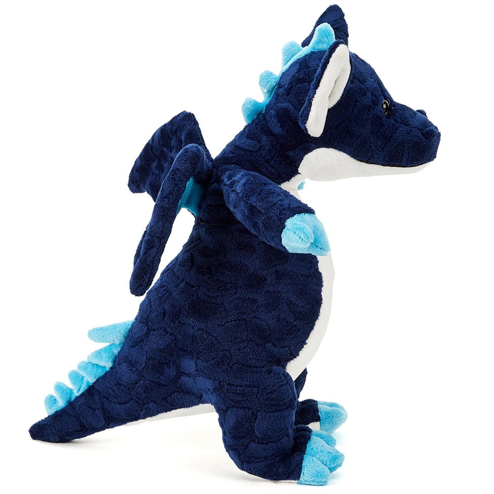 Navy and White Standing Manchester City FC Plush Dragon Toy