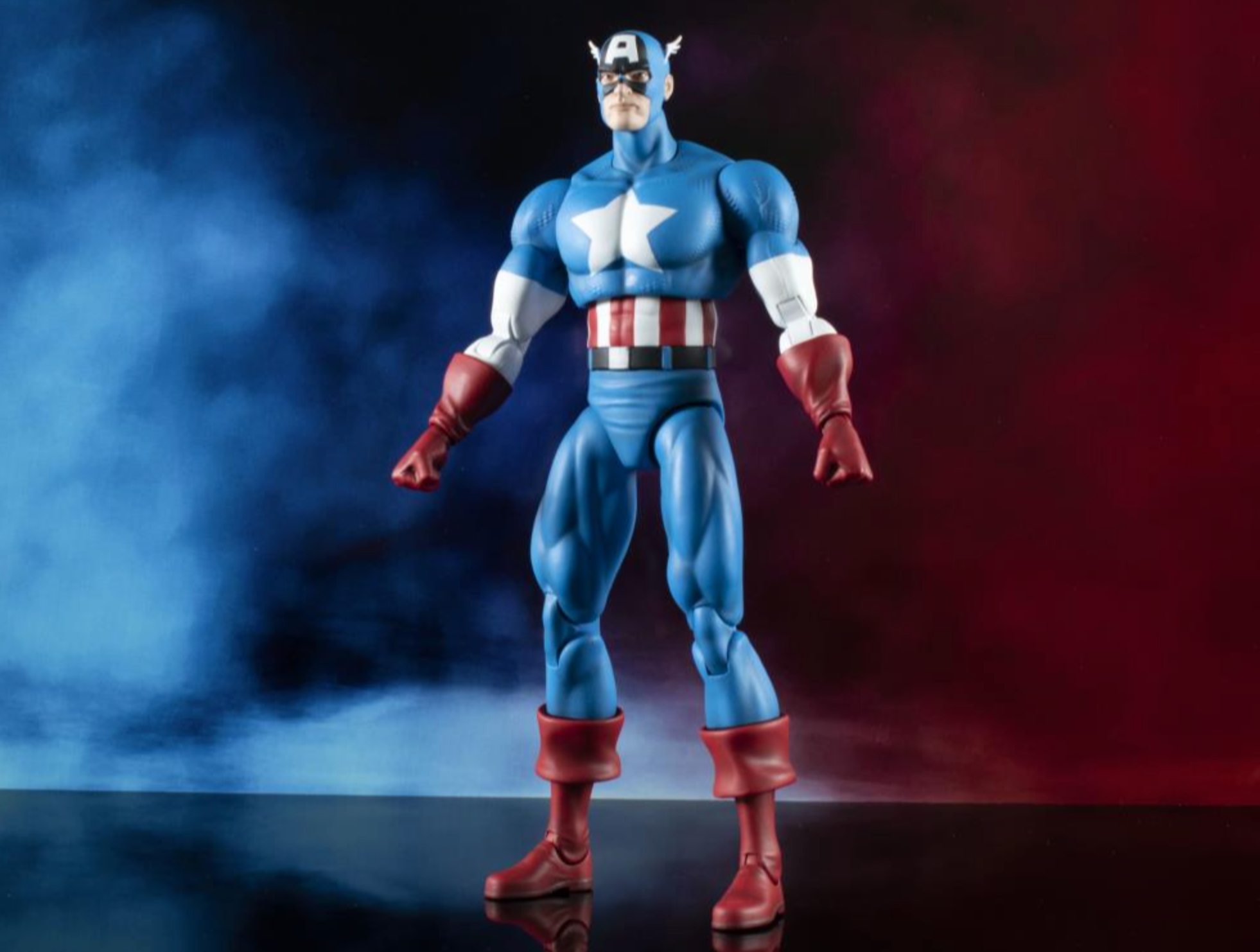 Marvel Select Classic-Styled Captain America Action Figure Collectible Toy