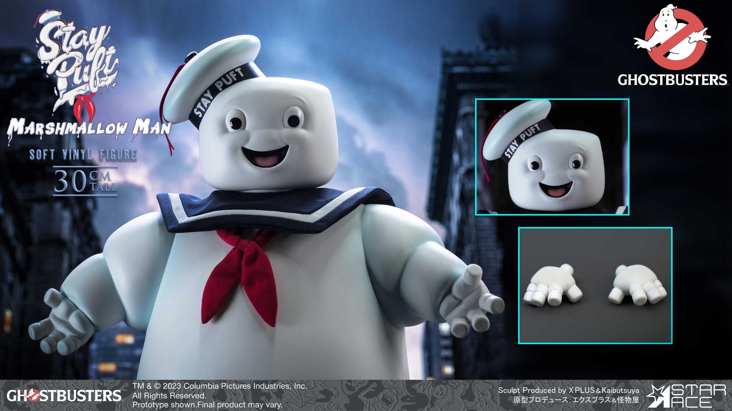Deluxe Edition Soft Vinyl Collectible Statue of Ghostbusters' Stay Puft Marshmallow Man