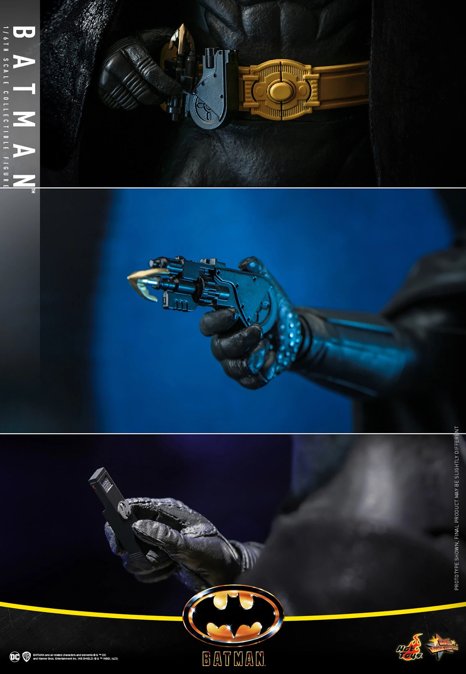 Hot Toys 1/6 Scale DC 1989 Iconic Michael Keaton Batman Figure