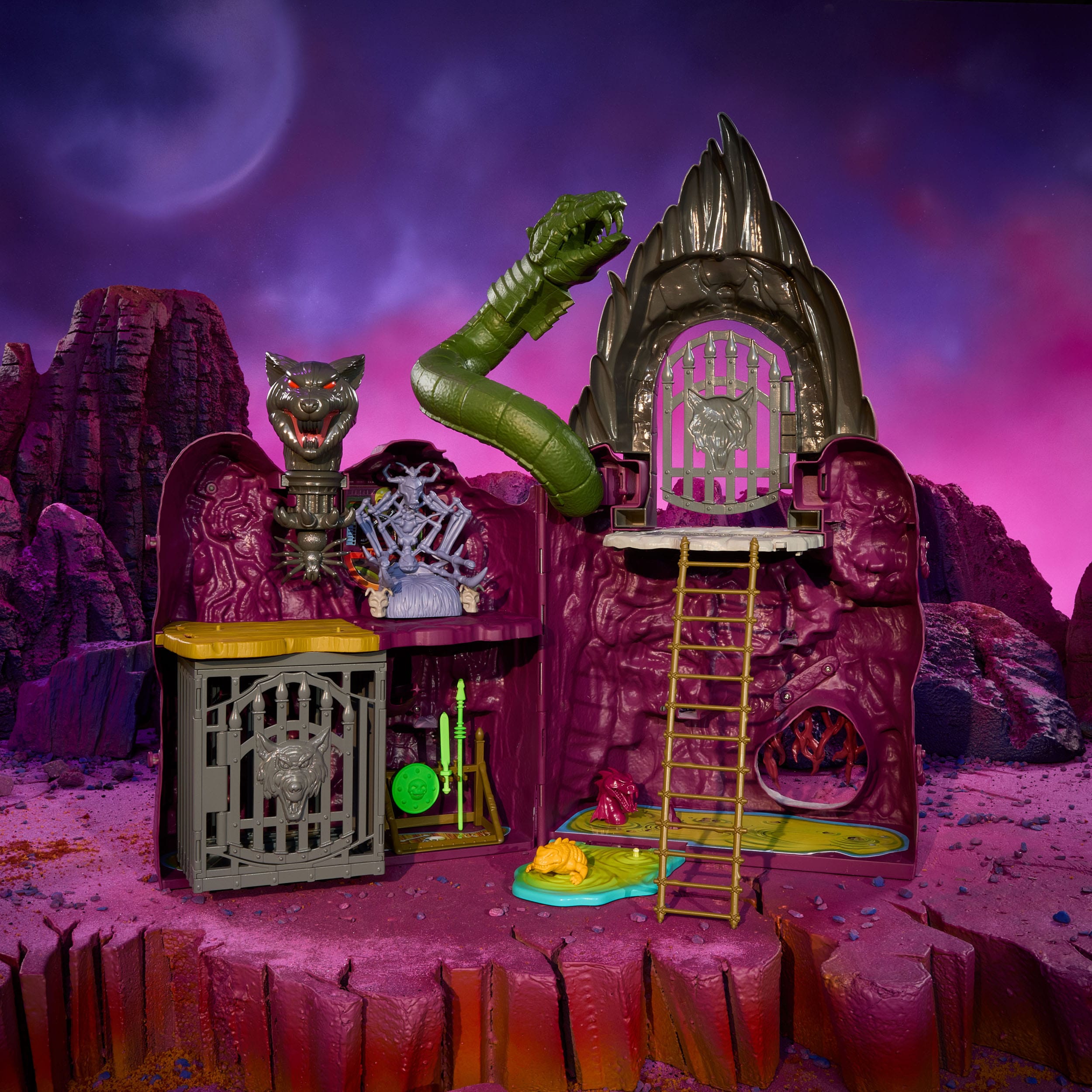 Masters of the Universe Origins: Modernized Snake Mountain Playset for 5.5 - inch Figures
