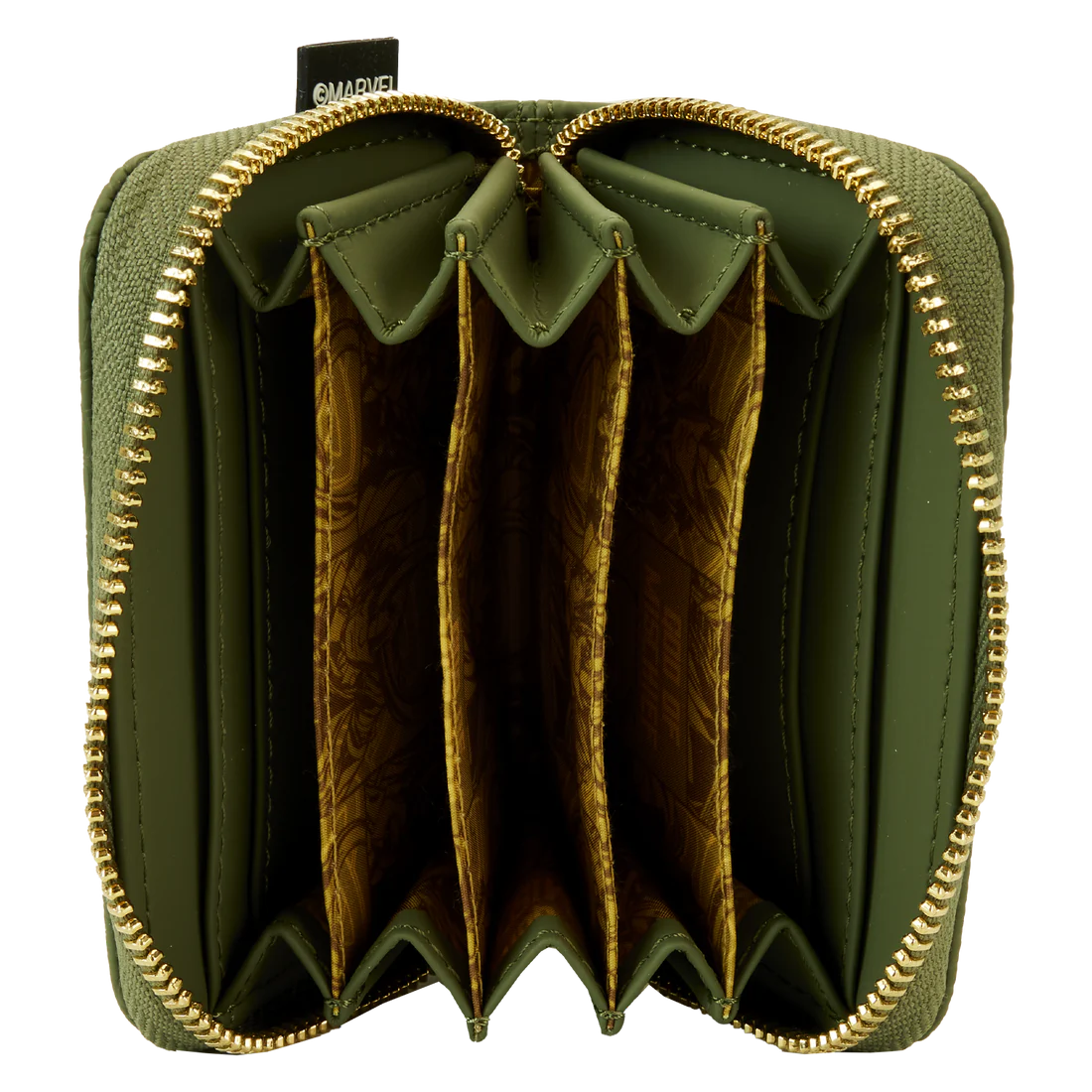 Loungefly Collectiv Marvel Loki Organizer Accordion Vegan Leather Wallet