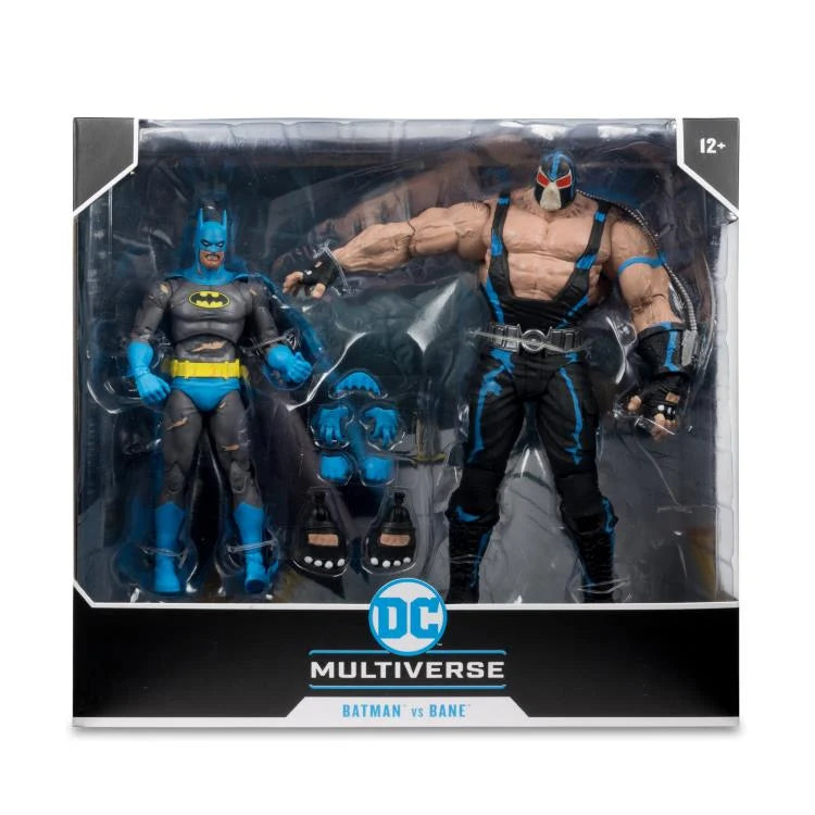 McFarlane DC Multiverse Batman Knightfall Collection: High - Quality Batman vs. Bane Two - Pack Action Figures for Collectors