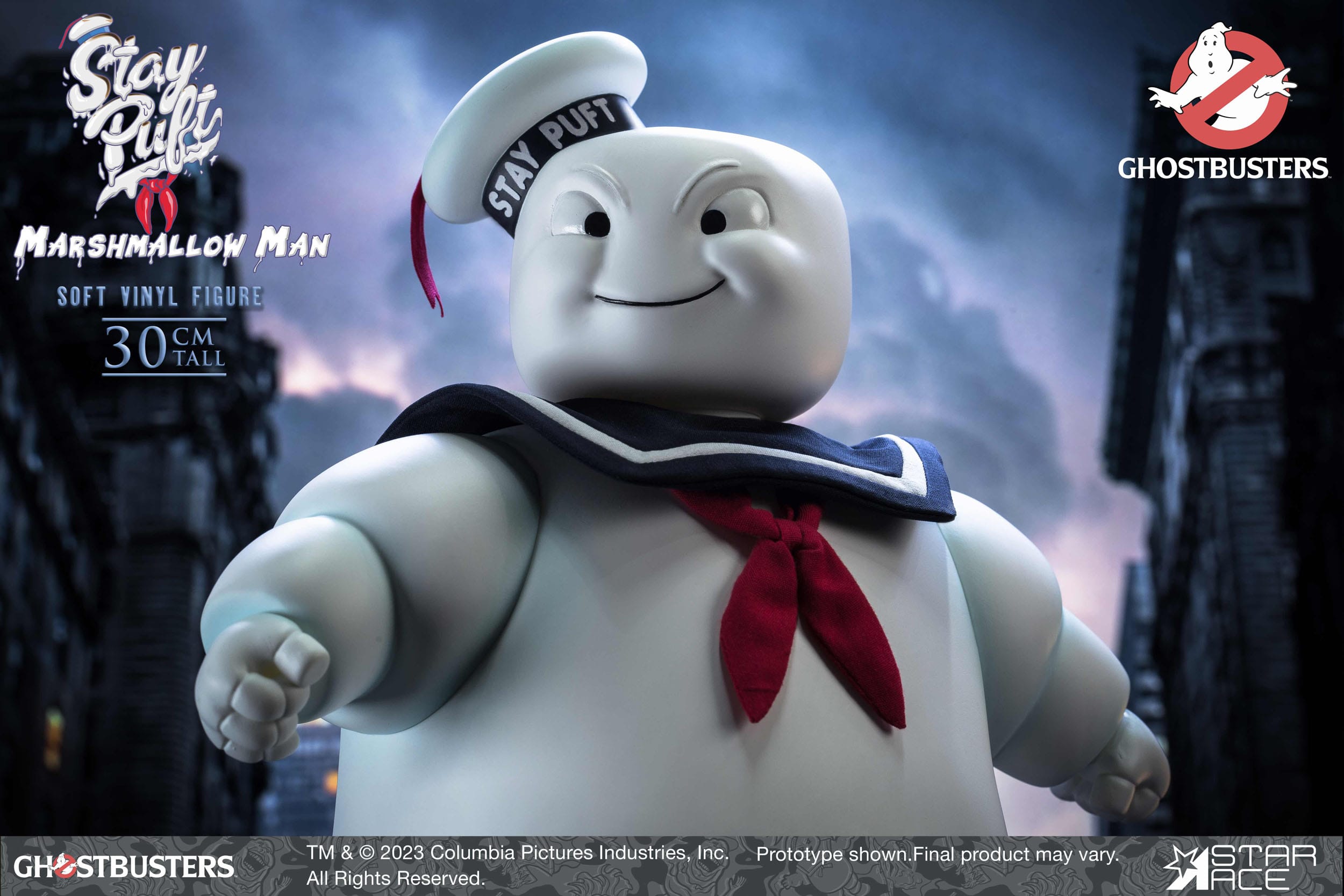 Deluxe Edition Soft Vinyl Collectible Statue of Ghostbusters' Stay Puft Marshmallow Man