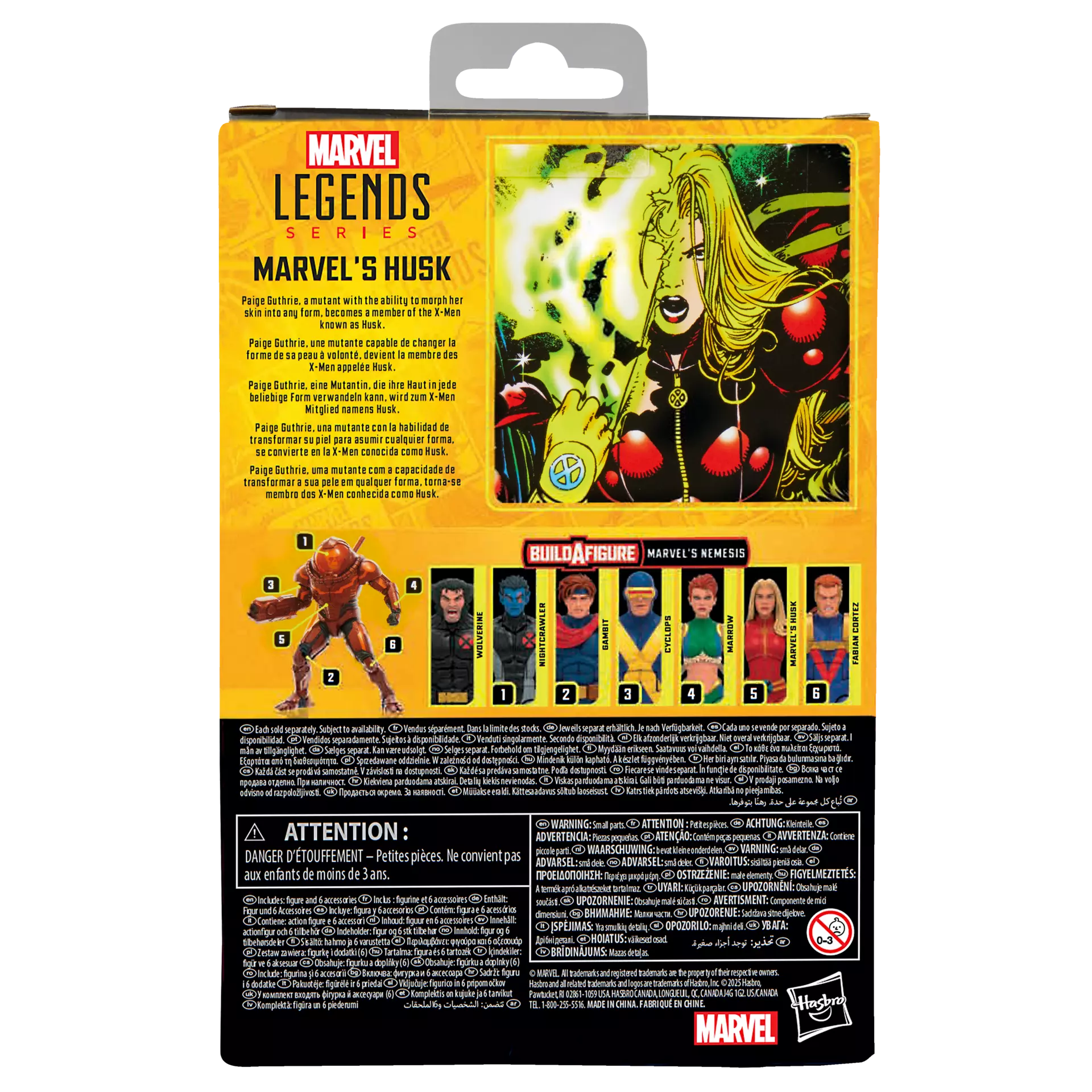 Hasbro 6-Inch Scale Marvel Legends Series X-Men's Husk Collectible Action Figure