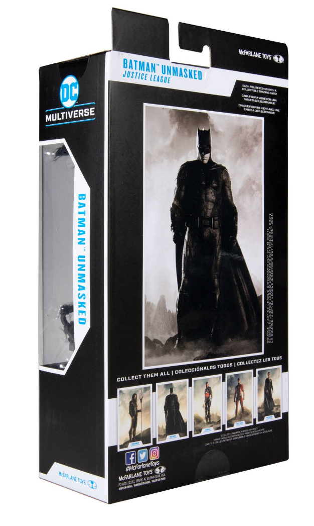 McFarlane 7 - Inch Action Figure of Unmasked Batman Bruce Wayne from DC Multiverse Justice League Movie