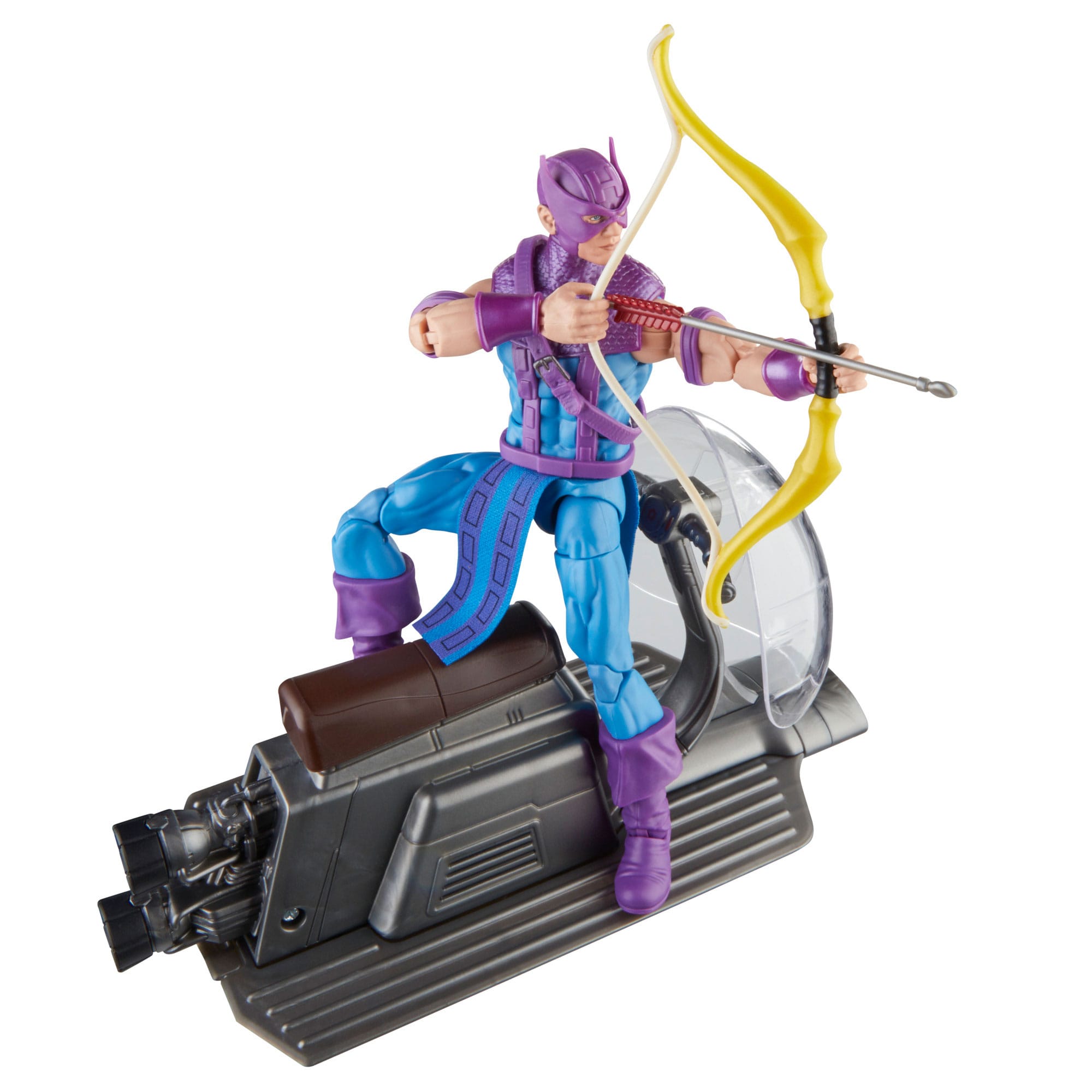 Hasbro's 6 - inch Marvel Legends Series Hawkeye with Sky - Cycle Collectible