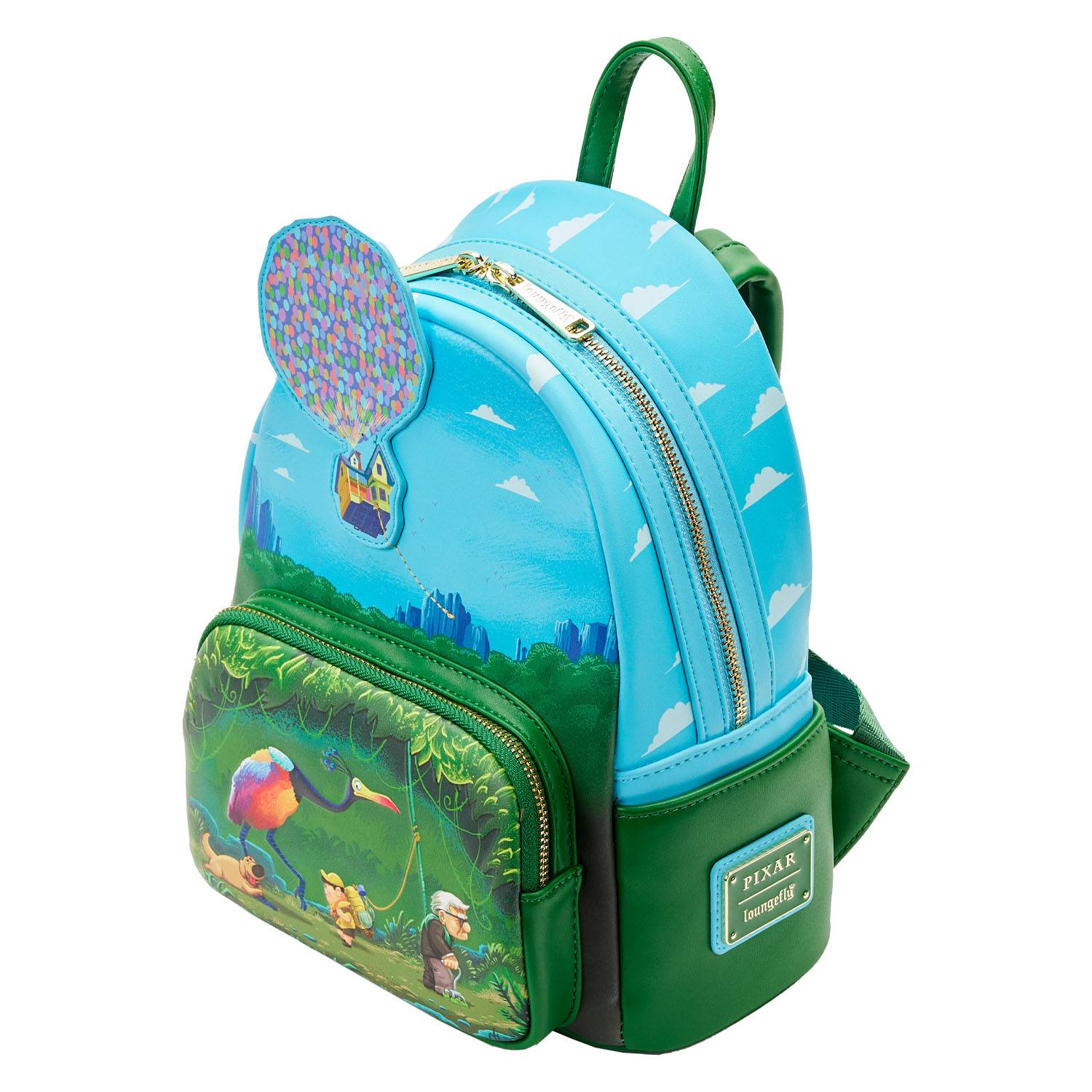 Loungefly Pixar Up Movie Inspired Jungle Stroll Vegan Mini Backpack
