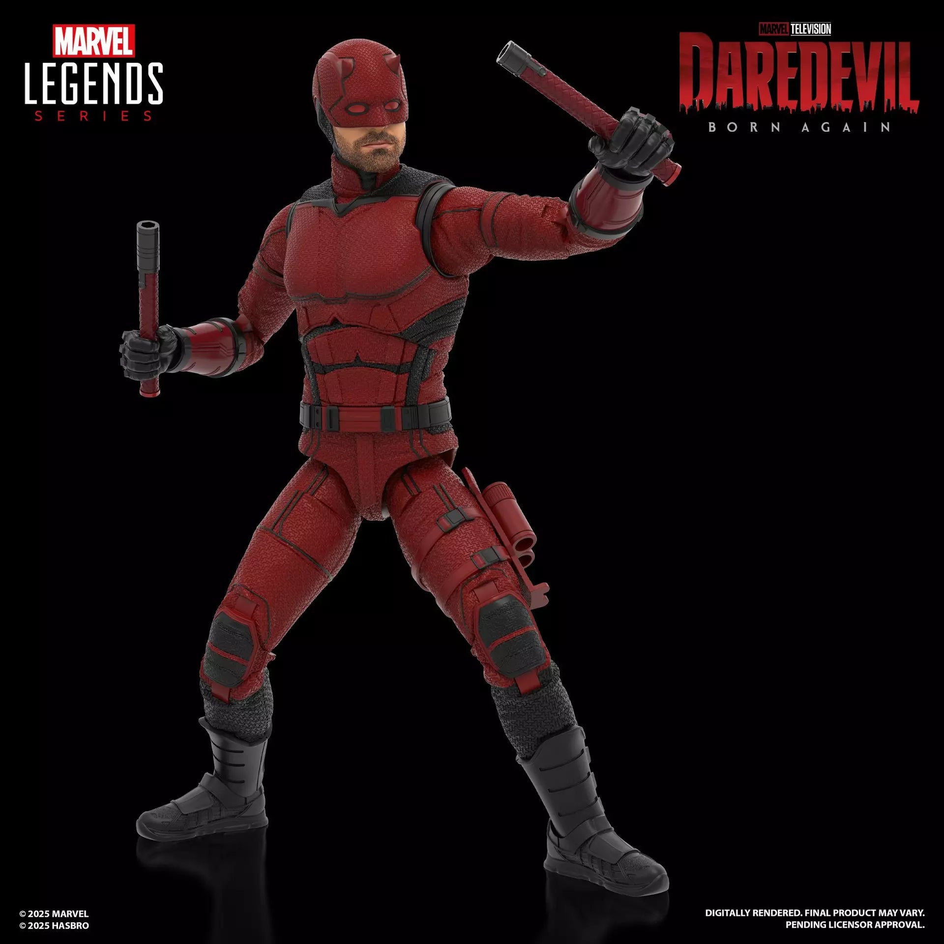 Hasbro Marvel Legends Series 6-Inch Daredevil: Born Again Action Figure Collectible Toy