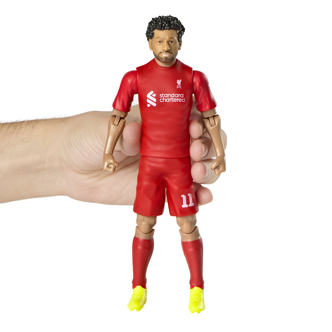 High - Quality Liverpool Soccer Action Figure of Mohamed Salah Wearing No. 8 Kit