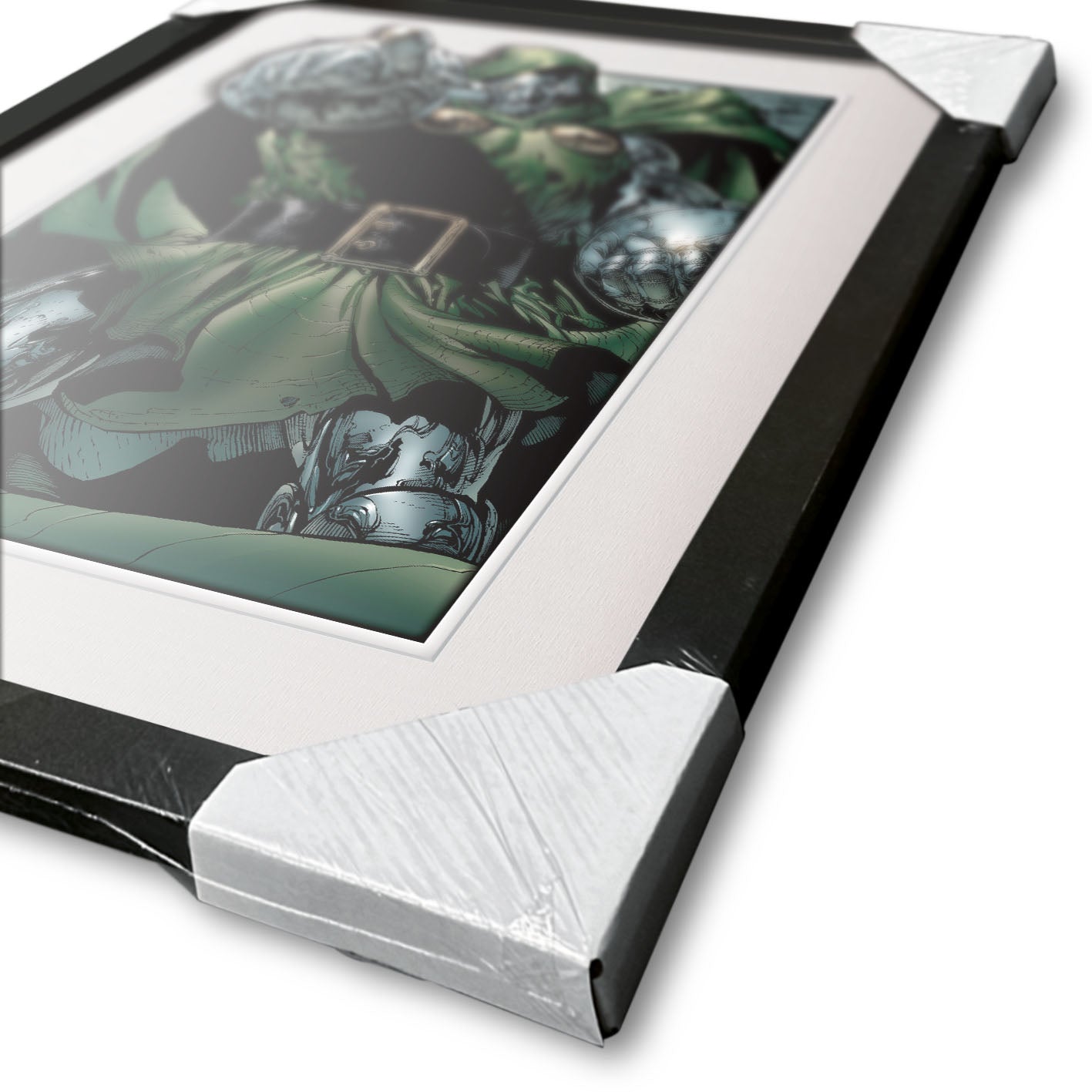 Marvel Collector's Edition Doctor Doom Breakout 3D Effect Framed Print Measuring 30 x 40 cm