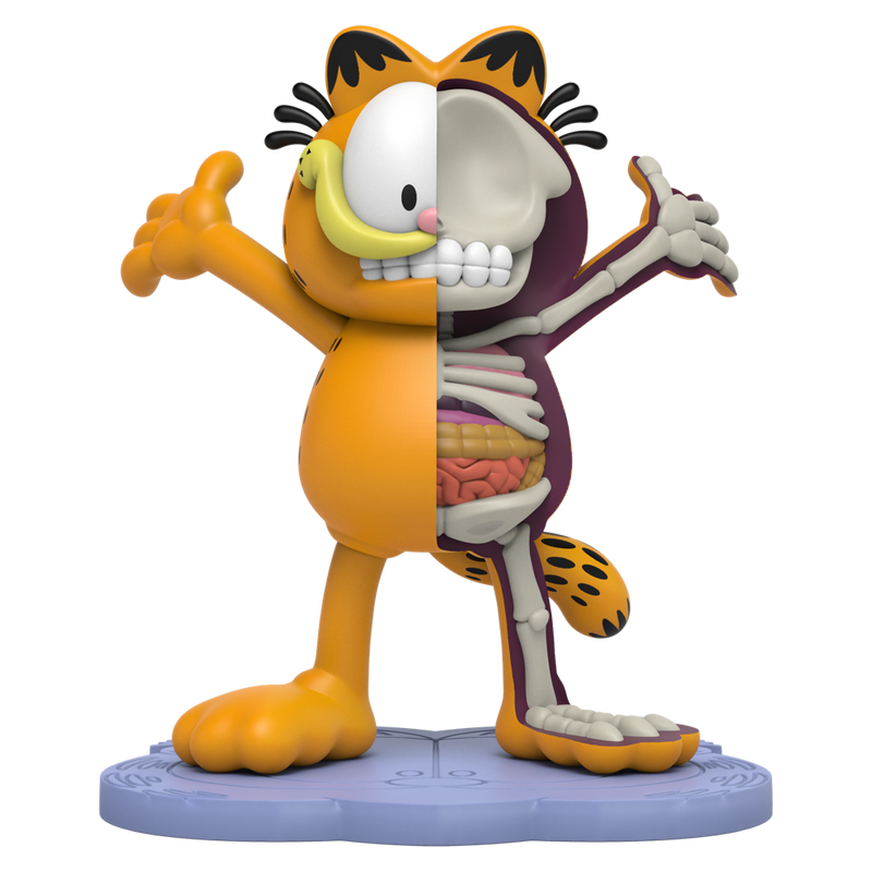Garfield Mighty Jaxx Freeny's Dissectibles Blind Box - Set of 6 Random Vinyl Figures